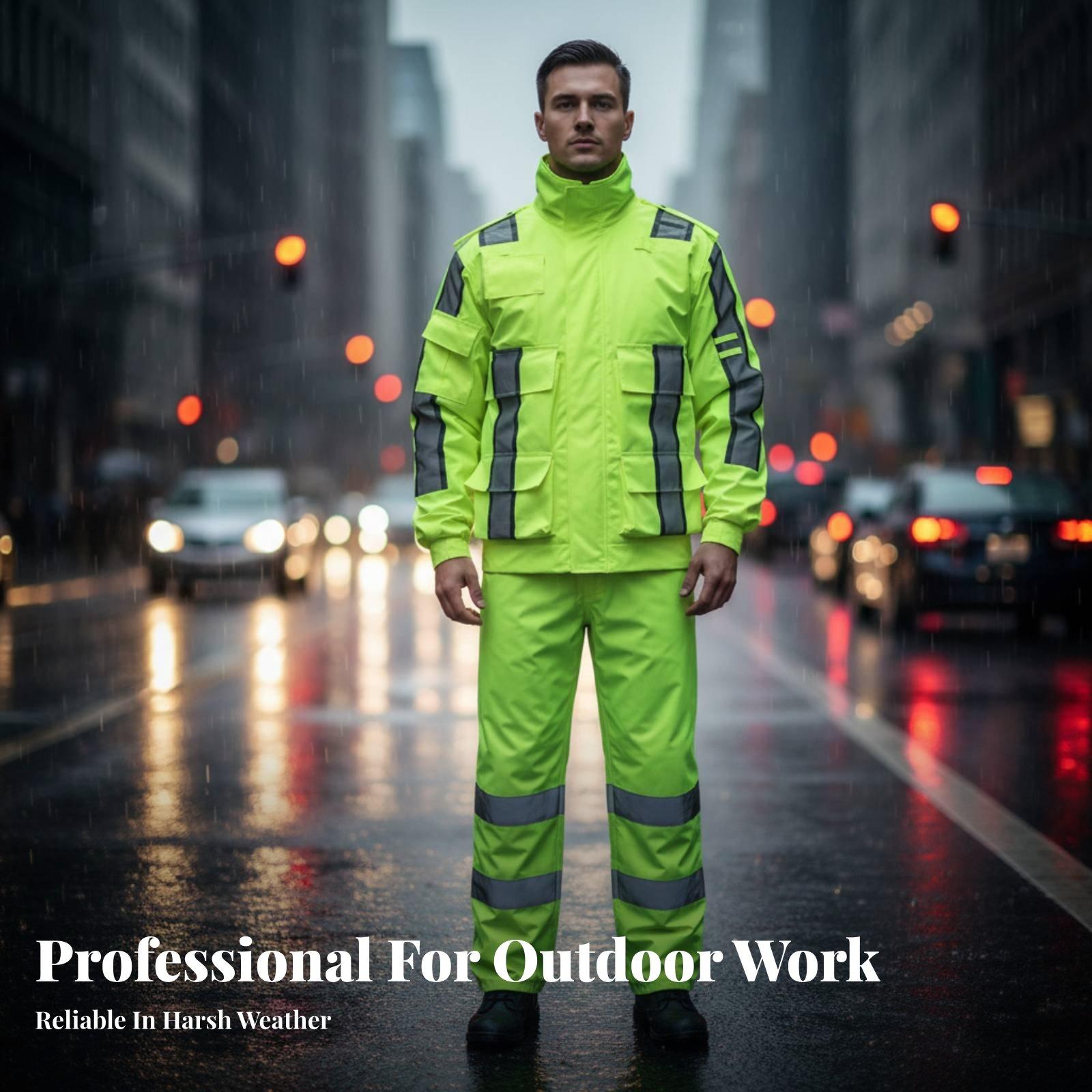 ชุดกันฝนสะท้อนแสงมองเห็นได้ชัด - Motorcycle Gear Mens บทวิจารณ์และราคา