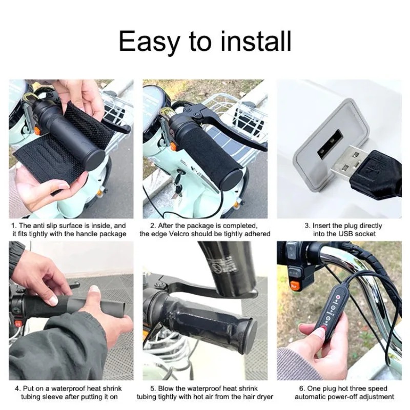 ปลอกแฮนด์มอเตอร์ไซค์แบบมีระบบท - Handlebar Grip Heated บทวิจารณ์และราคา